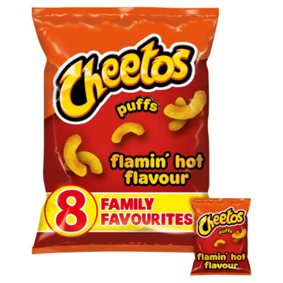 Cheetos Puffs Flamin Hot Multipack Snacks ASDA Groceries