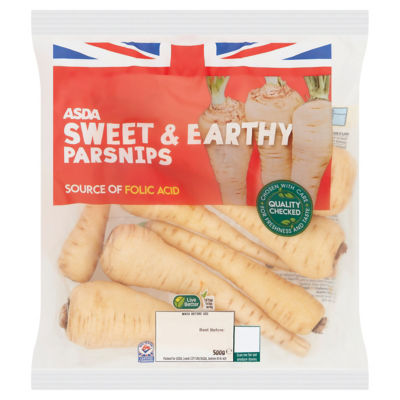 ASDA Sweet & Earthy Parsnips 500g