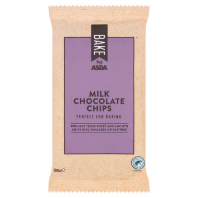 BAKE by ASDA Bake by ASDA Milk Chocolate Chips 100g