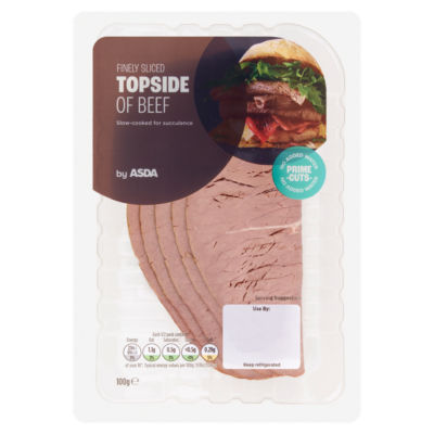 ASDA Finely Sliced Beef 100g