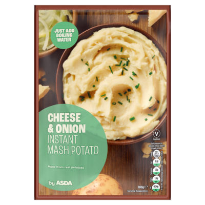 ASDA Cheese & Onion Instant Mash Potato 100g