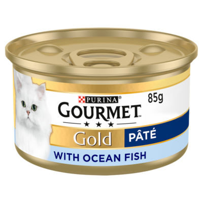Gourmet Gold Pate Ocean Fish Wet Cat Food 85G