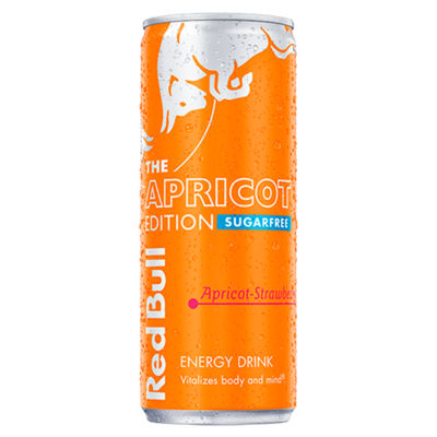 Red Bull Energy Drink Sugar Free Apricot Edition 355ml
