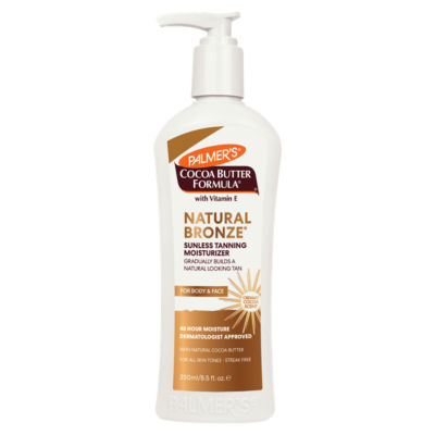 Palmers Cocoa Butter Formula Natural Bronze Sunless Tanning Moisturizer 250ml