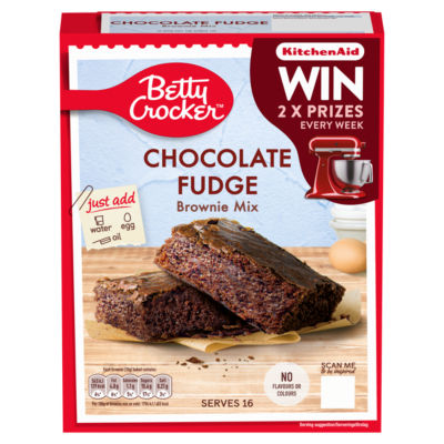 Betty Crocker Triple Chocolate Brownie Mix 415G