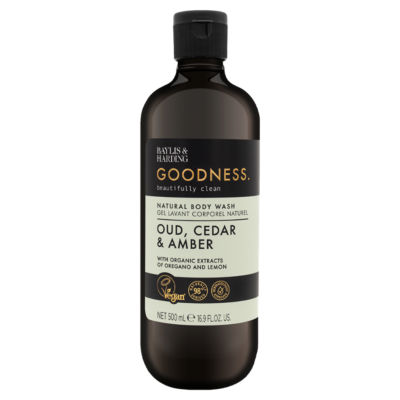 Baylis & Harding Goodness Oud, Cedar & Amber Body Wash 500Ml