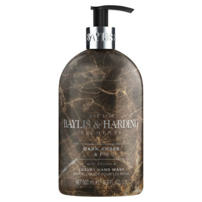 Baylis & Harding Elements Luxury Hand Wash - Dark Amber & Fig 500ml