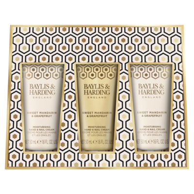 Baylis & Harding Sweet Mandarin & Grapefruit Hand Creams 3 x 50ml