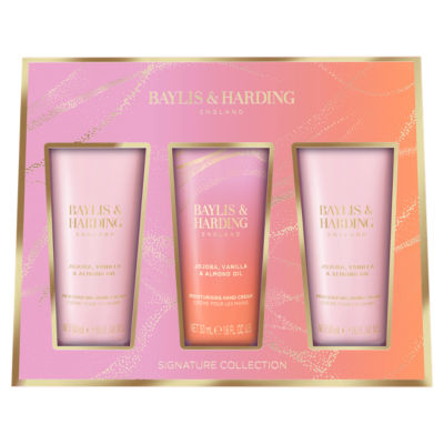 Baylis & Harding Jojoba, Vanilla & Almond Oil Luxury Hand Creams 3x 50ml