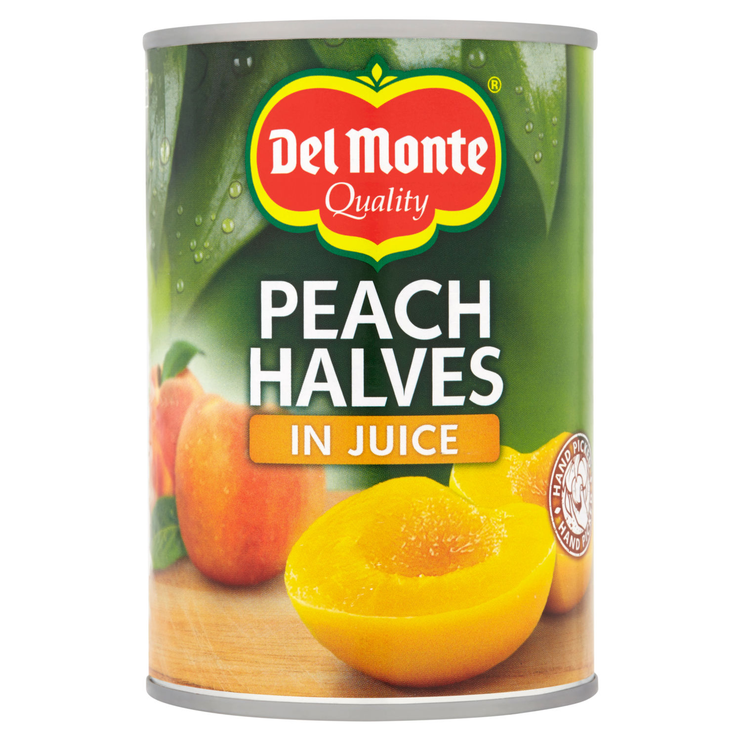 Del Monte Peach Halves in Juice Canned Fruit 415g
