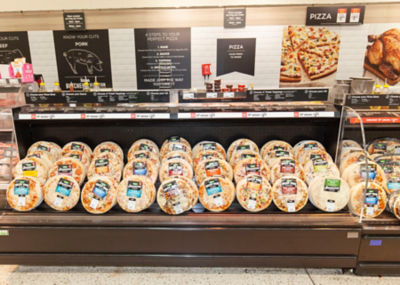 Asda pizza counter