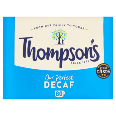 Thompson's Family Teas Thompson's Decaf Tea 80 Pack 250g