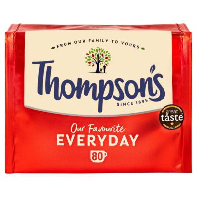 Thompsons Our Favourite Everyday 80 Tea Bags 250g