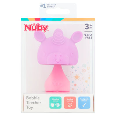 Nuby Bobble Teether Toy 3m+