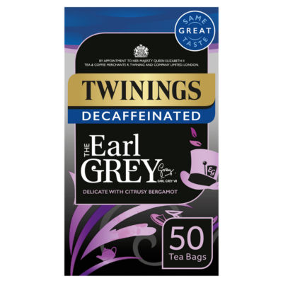 Twinings Decaffeinated Earl Grey 50 Tea Bags