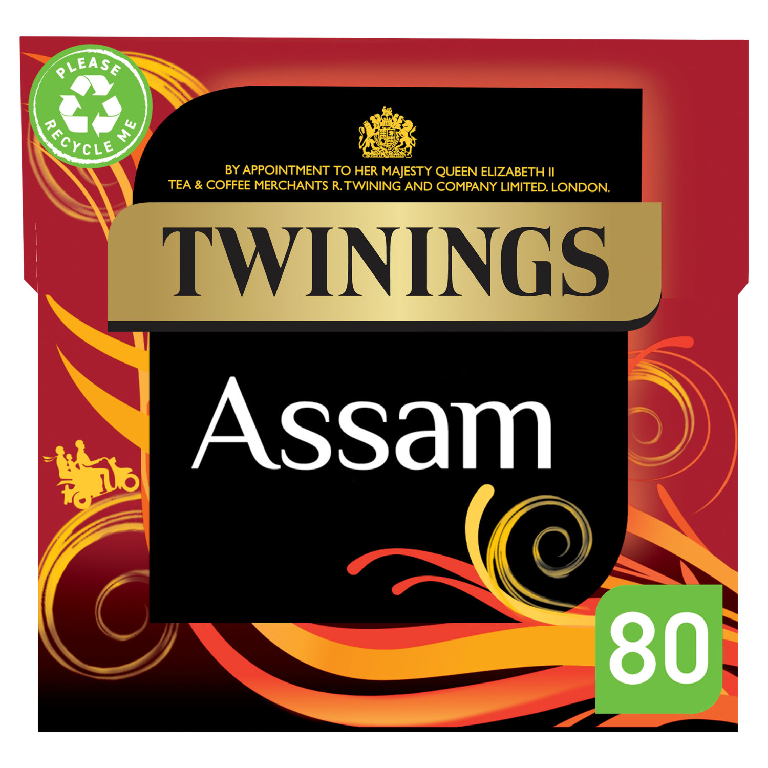 Twinings Assam Black Tea Bags 80 Pack 200g