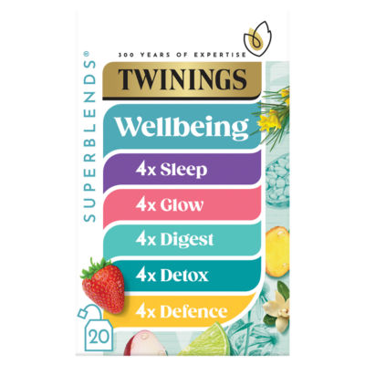 Twinings Wellbeing Collection 20 Teabags 37G