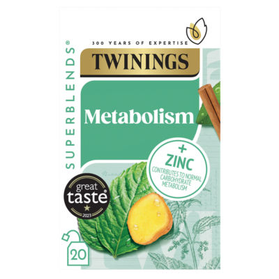 Twinings Sprbds Metabolism 20 Teabags 40G