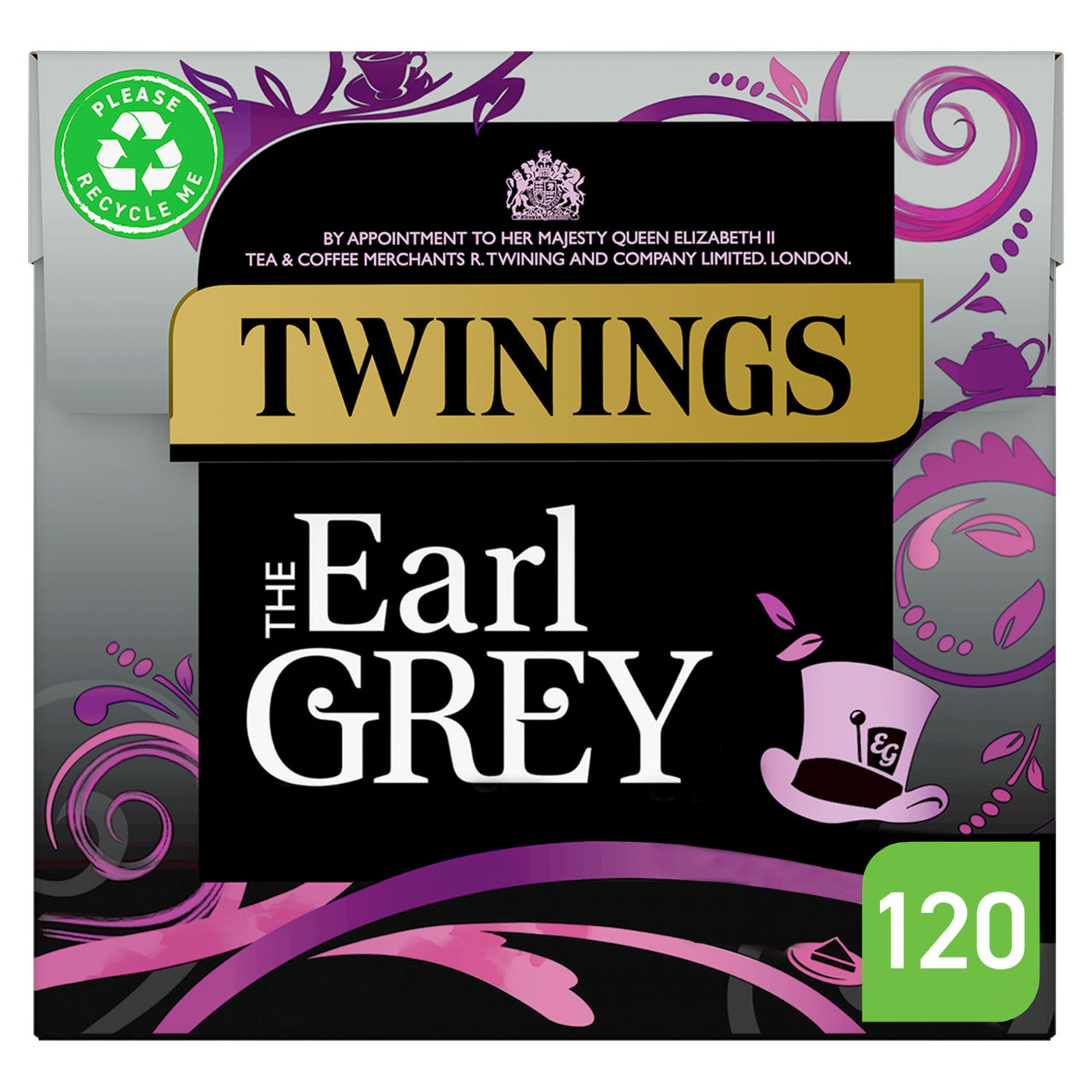 Twinings Earl Grey 120 Black Tea Bags 300g