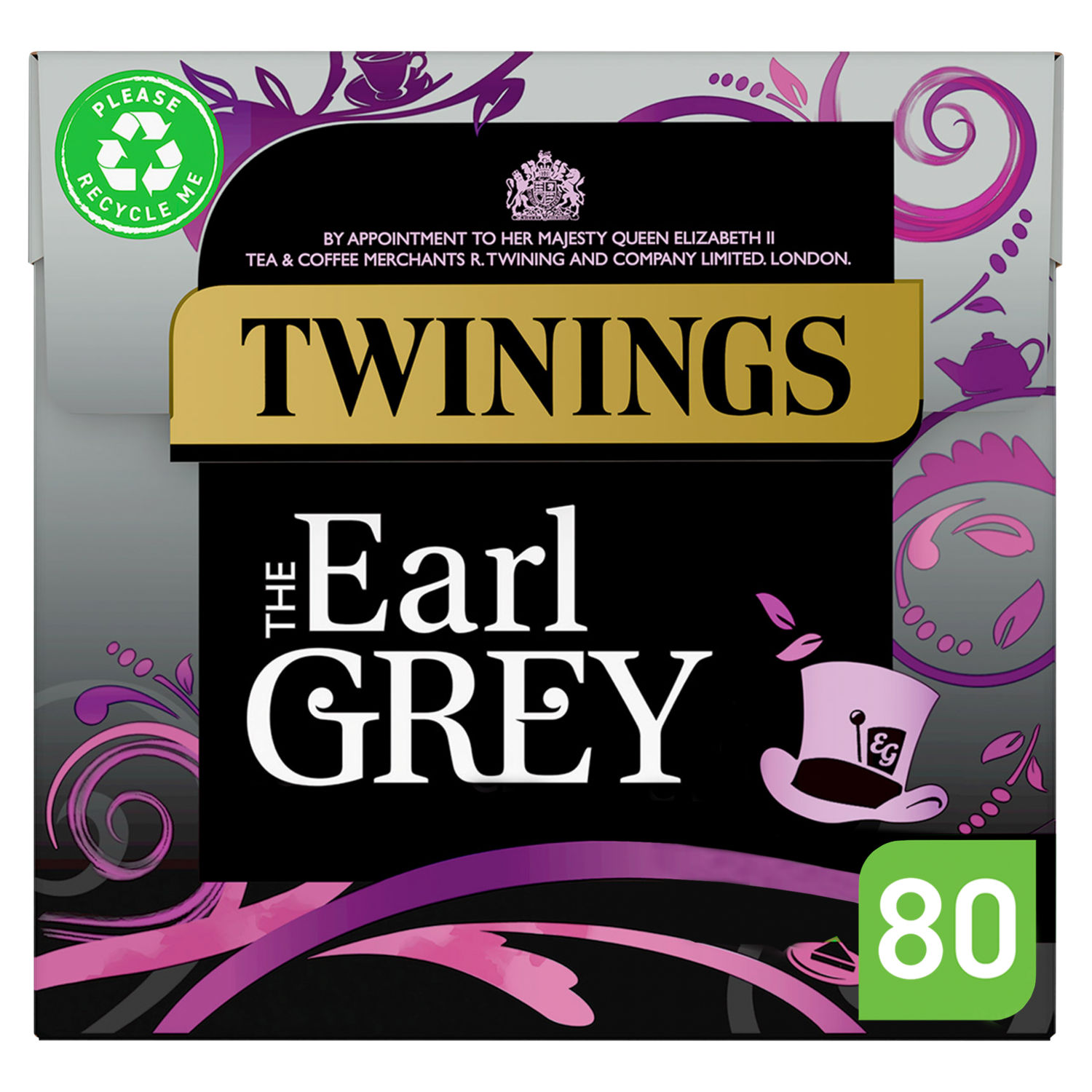 Twinings Earl Grey Plant-Based Tea Bags 80ct 200g