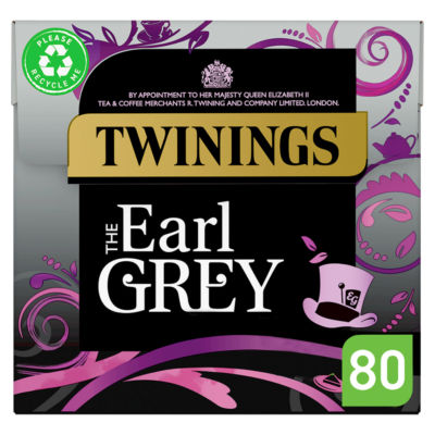 Twinings The Earl Grey 80 Plant-Based Tea Bags 200G