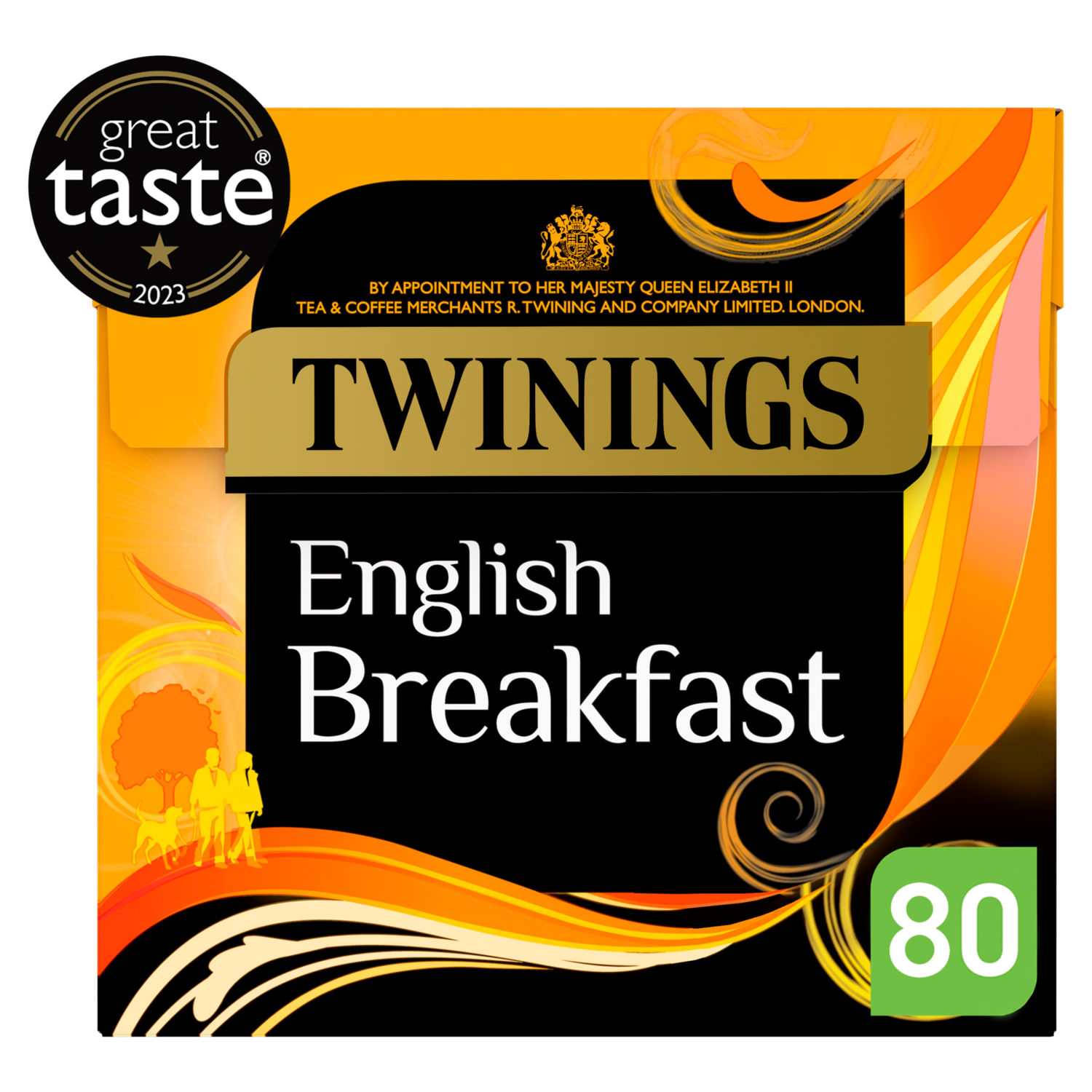 Twinings English Breakfast 80 Tea Bags 200g
