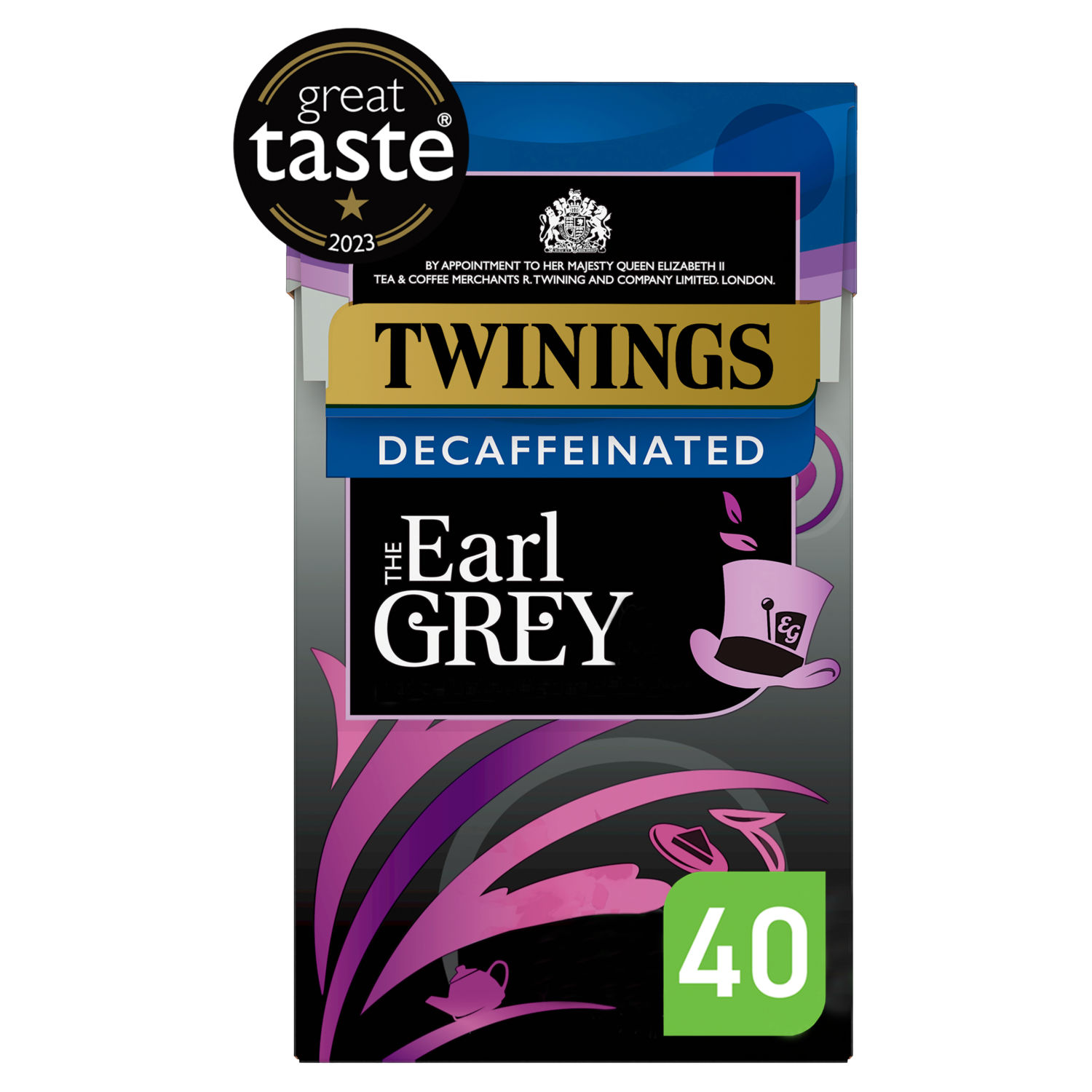 Twinings Decaffeinated Earl Grey 50 Black Tea Bags