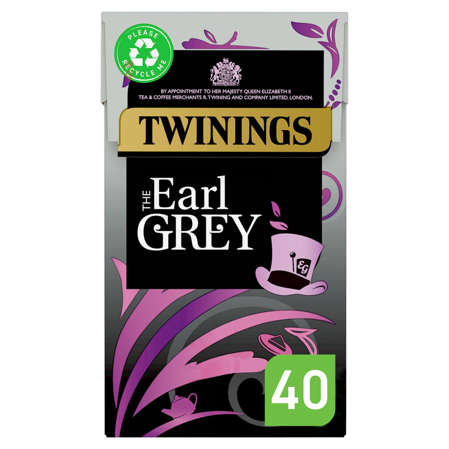 Twinings Earl Grey Tea Bags 40 Pack 100g