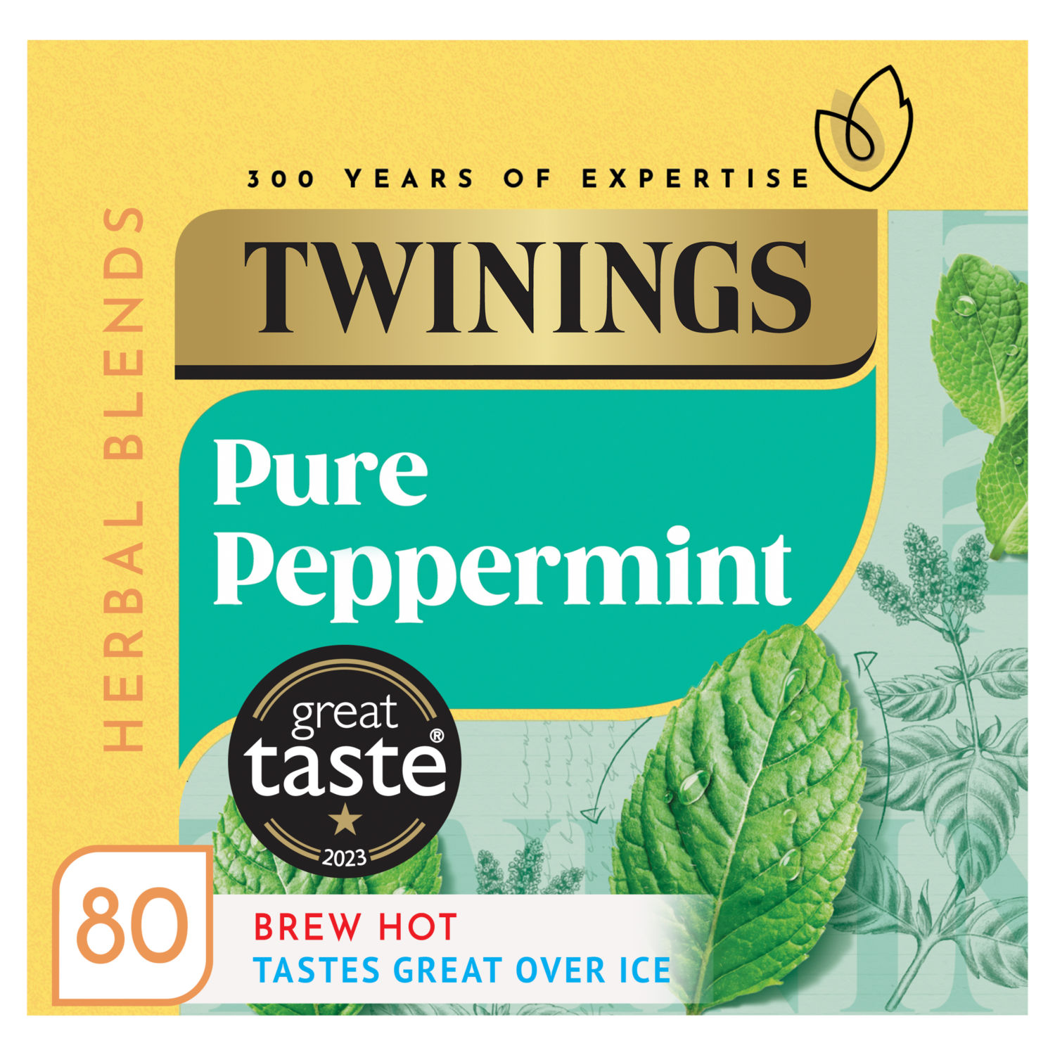 Twinings Pure Peppermint Herbal Tea Bags 160g