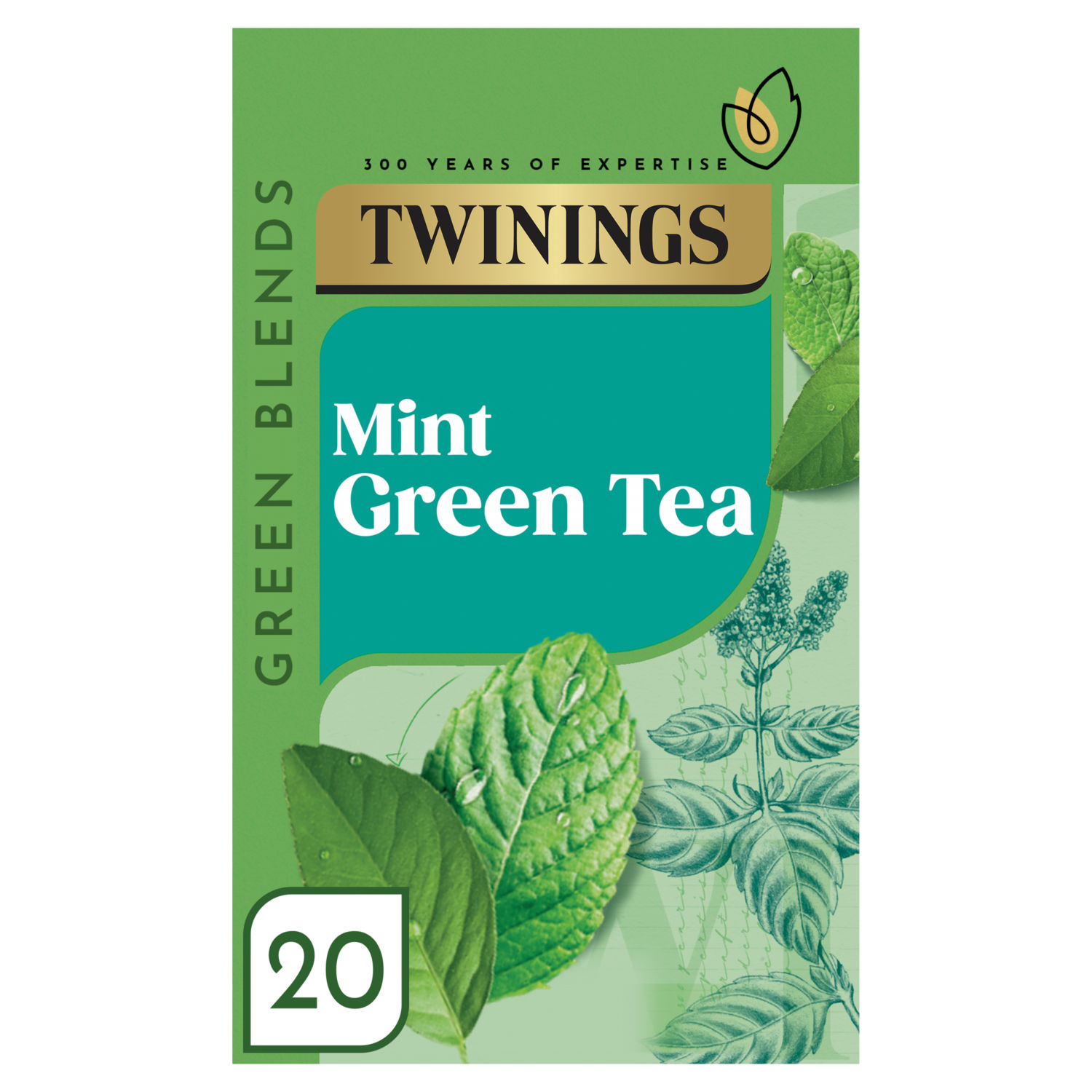 Twinings Mint Green Tea Tea Bags 40g