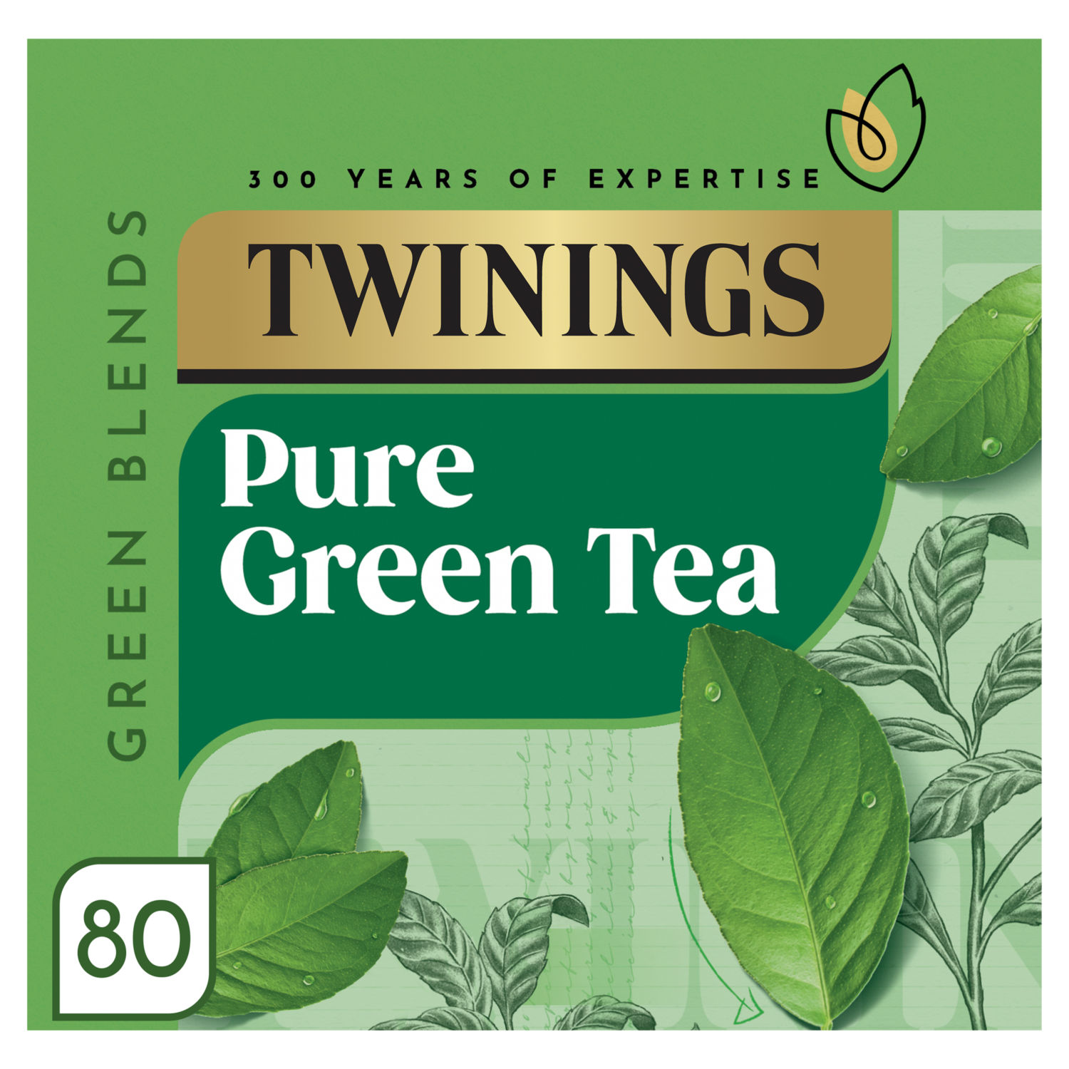 Twinings Pure Green Tea Bags 80 count 200g