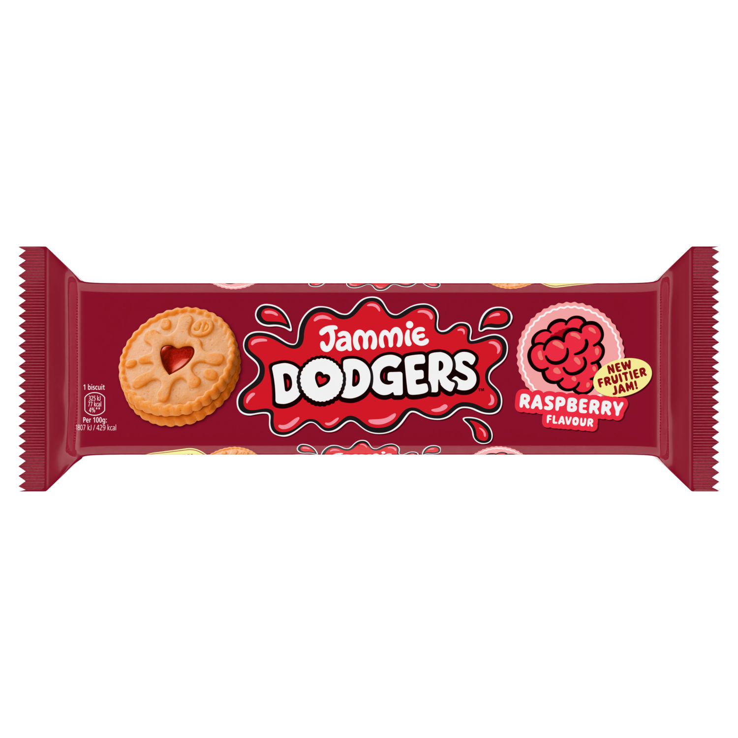 Fox's Jammie Dodgers Raspberry Flavour Sweet Biscuits 140g