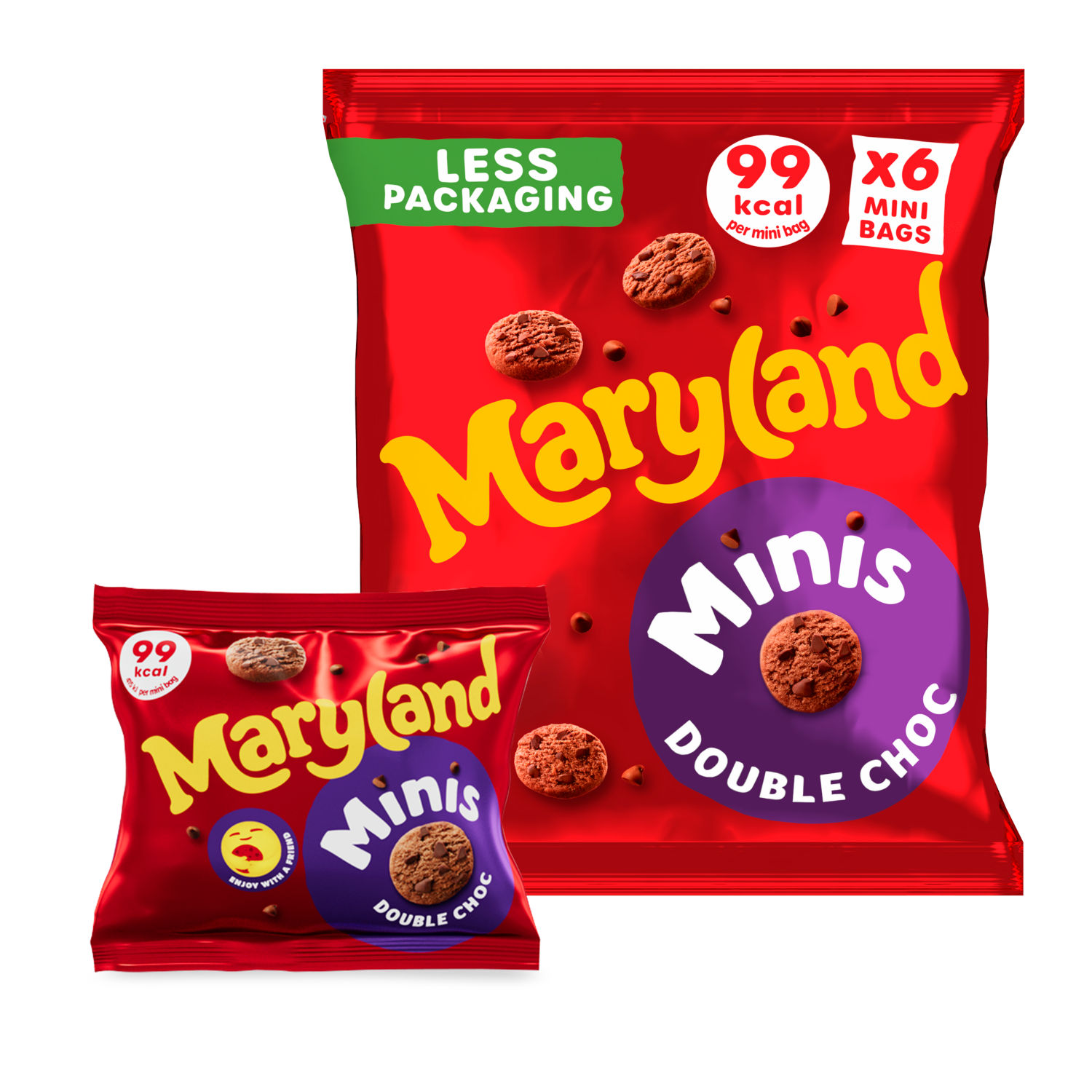 Maryland 6 Minis Double Choc Cookies 118.8g