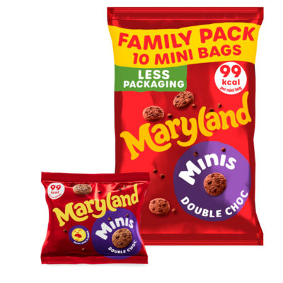Maryland 10 Minis Double Choc 198g