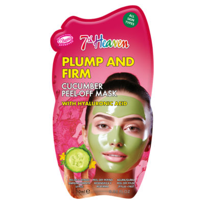 7th Heaven Plump and Firm Cucumber Peel-Off Mask with Hyaluronic Acid