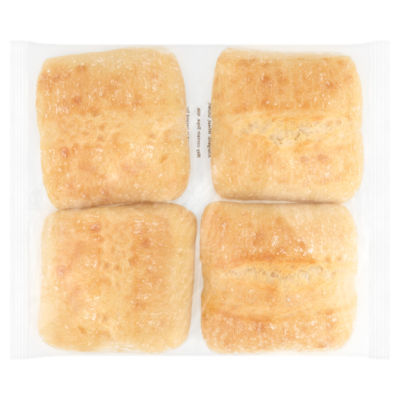 The Bakery At Asda 4 Ciabatta Rolls