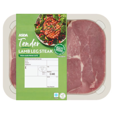 ASDA Tender Lamb Leg Steaks