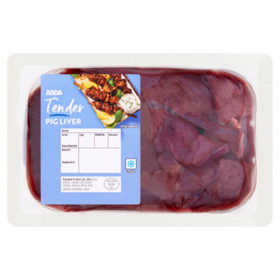 ASDA Butcher's Selection Tender Pig Liver