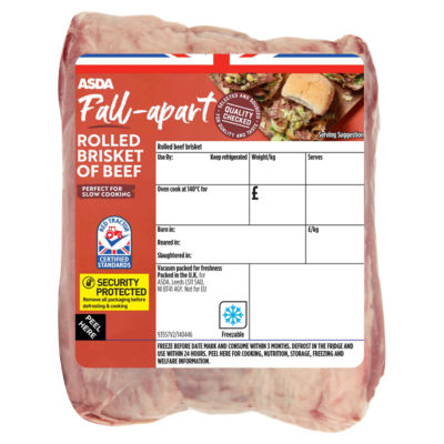 ASDA Rolled Brisket of Beef (Typically 1.1kg)