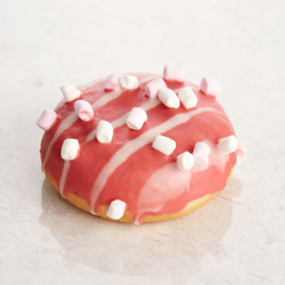 The BAKERY at ASDA The Bakery by  Pink Filled Mallow Donuts 2pk