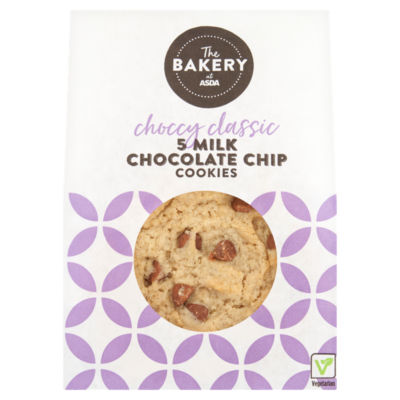 ASDA 5 Milk Chocolate Chip Cookies