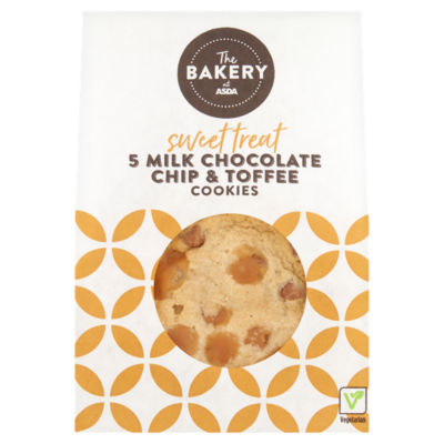 ASDA Milk Chocolate Chip & Toffee Cookies 5pk
