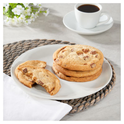ASDA 4 Belgian Milk Chocolate & Salted Caramel Cookies