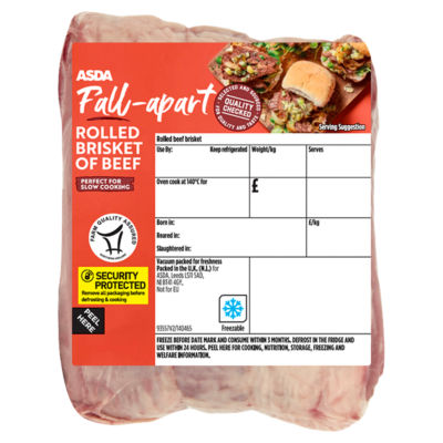 ASDA Rolled Brisket of Beef (Typically 1.1kg)