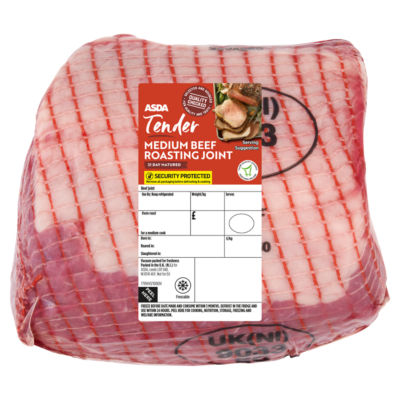ASDA Medium Beef Roasting Joint (Typically 1.kg)