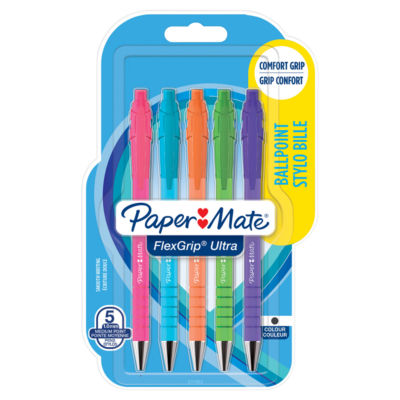 Paper Mate FlexGrip Ultra Bright Ballpoint Pens