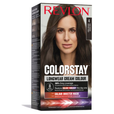 REVLON ColorStay 4 Dark Brown Longwear Cream Colour Permanent Hair Colour