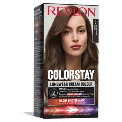 REVLON Colorstay 5 Medium Brown Longwear Cream Colour