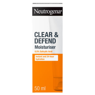 Neutrogena Clear And Defend Salicylic Acid Face Cream Moisturiser 50Ml