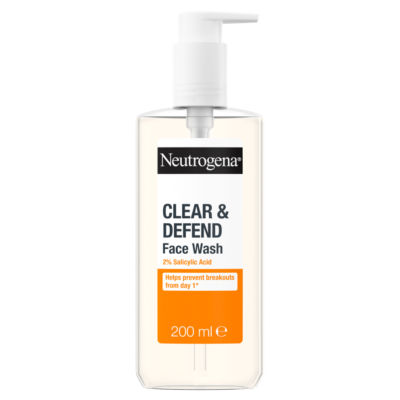 Neutrogena Clear And Defend 2% Salicylic Acid Face Wash 200Ml